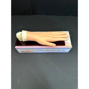 PRACTICE MANNEQUIN HAND FLEXIBLE FINGER NAILS WITH ACRYLIC BOARD